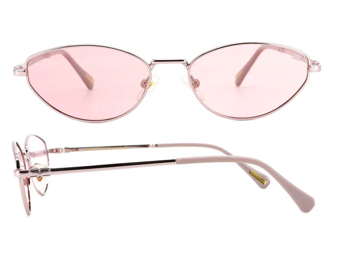 Armação Sabrina Sato SS1098, modelo metálico cat-eye